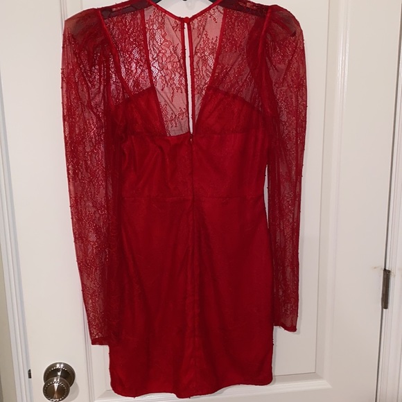 Michael Costello X REVOLVE Vivian Dress in Red - Picture 5 of 7